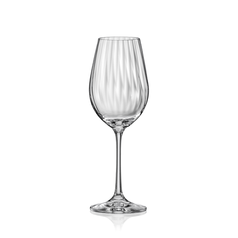 Waterfall Crystal Glasses - 6x 350ml Wine - promo